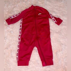 Pink Nike Tricot Bodysuit Coveralls (6 months)
